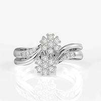 Bague classique en argent 925 avec moissanite, design lisse et poli, simple et élégante, pour un usage quotidien et polyvalent