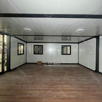 Contenedores Plegables Personalizables de Alta Calidad, Completamente Amueblados, con Pared de Cortina de Vidrio Prefabricada