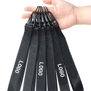 Custom Eco-Friendly <b>Polyester</b> Nylon Fabric <b>Lanyard</b> Closed Carabiner Blank With Water Resistant Feature - Product Image 6