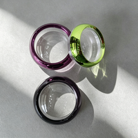 Pots en plastique multi-tailles avec couvercle à vis, pots d'échantillons cosmétiques vides pour crème pour les yeux