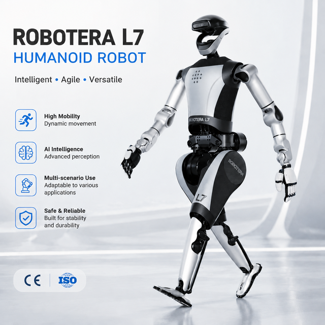 171cm Full-size ROBOTERA Industrial Humanoid Robot Walker Factory Logistics Industrial Assembly Handling Sorting Loading Robot