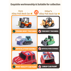 Jiaxin Top Bán Trẻ Em Diecast Mini Hợp Kim Đồ Chơi Mới Thành Phố Xe Buýt Kéo Trở Lại Xe Đồ Chơi Bán Buôn Diecast Kim Loại Xe - Product Image 4