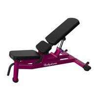 Équipement de fitness commercial Banc réglable Machine à plaques de poids Construction en acier de sécurité Certifié CE pour