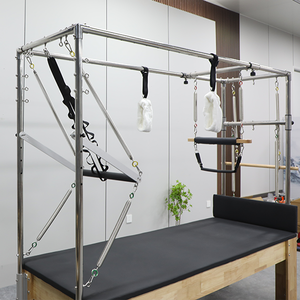 SAERDE Lit de yoga réglable en bois durable, machine de yoga, studio de yoga, entraînement de santé en salle de sport, échelle, baril, correcteur de posture - Product Image 2