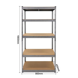 Fabrik Direkt verkauf Boltless <span class=keywords><strong>Metal</strong></span> Warehouse Regale Spanplatten-Lager regale für industrielle Keller garagen - Product Image 2