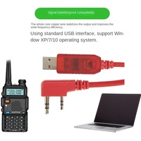 Striver-Chaqueta de PVC con conductor de cobre, USB, con cable de frecuencia de lectura y programación Walkie-Talkie para Baofeng K2