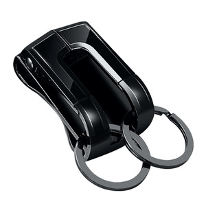Llavero de Metal con Hebilla de Cinturón, Color Negro Hielo, Estilo Casual y de Lujo Ligero, para Llaves de Auto - Product Image 5
