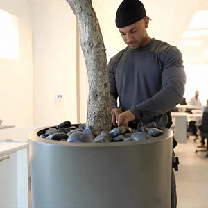 3M cây nhân tạo trong nhà chậu cây nhân tạo cây fiddle lá vả cây ficus lyrata thân thiện với môi - Product Image 6