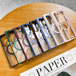 Coques de Téléphone Luxe Antichoc Transparentes Magnétiques pour <span class=keywords><strong>Samsung</strong></span> S25 S24 S23 <span class=keywords><strong>S22</strong></span> Ultra Plus - Product Image 6