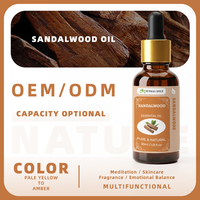 Huile Essentielle Pure de Bois de Santal Oud Bio en Gros pour Soins de la Peau, Aromathérapie, Diffuseur, Bougie, Savon et Parfum