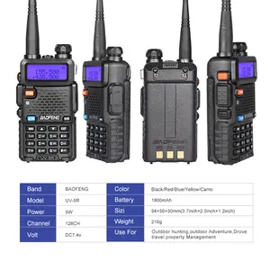 Baofeng UV-5R Interphone Vhf 136-174 Uhf 400-520 Mhz Dual Band Transceiver Two Way Radio UV5R Draagbare walkie Talkie