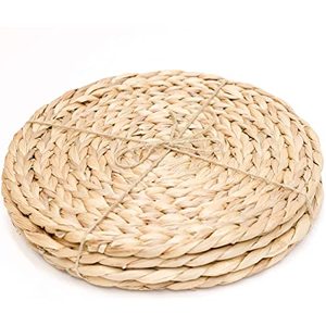 Haute qualité écologique jacinthe d'eau tissé à la main tapis de paille naturelle meilleure vente napperon fabriqué au Vietnam - Product Image 1