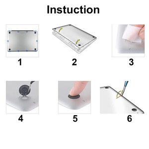 Kit de tornillos de repuesto para reparación de 10 Uds. Compatible con <span class=keywords><strong>Mac</strong></span> <span class=keywords><strong>Book</strong></span> Pro Retina <span class=keywords><strong>A1425</strong></span> A1502 A1398 piezas de ordenador - Product Image 3