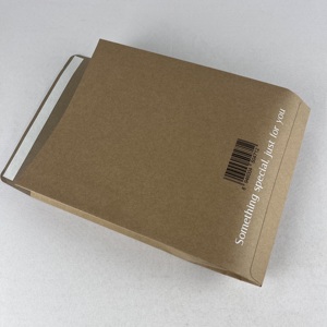 Bolsa de correo marrón personalizada, embalaje expandible de fondo plano, bolsas de correo, bolsas de ropa, embalaje para envío, transporte de correo - Product Image 5