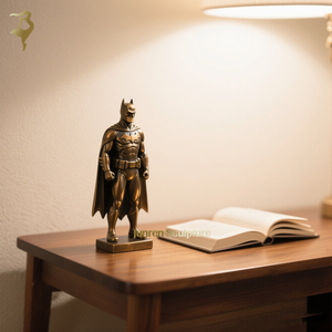 Collezione regalo di affari metallo Cast arti realistico piccolo ottone <span class=keywords><strong>Batman</strong></span> statue bronzo <span class=keywords><strong>Batman</strong></span> statuette con Base in marmo - Product Image 6
