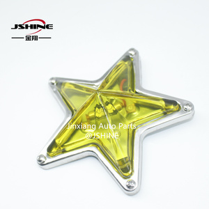 DC 24V Forma de estrella LED Marcador Luz Vidrio real Colorido Amarillo Verde para camión Remolque Autobús Lámparas para <span class=keywords><strong>Scania</strong></span>-Nueva condición - Product Image 2