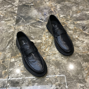 <b>Men</b> Cow Leather Business Casual Shoes Elegant <b>Slip</b> <b>on</b> Wedding Leather Dress Shoes for Man Shoes - Product Image 3