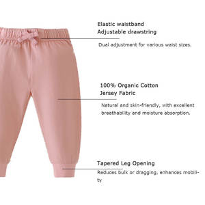 Umwelt freundliche elastische Taille in voller Länge 100% Bio-Baumwolle Kinder Babyhose - Product Image 4