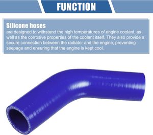 Conception sur mesure OEM/ODM, amélioration des performances, <span class=keywords><strong>tuyau</strong></span> d'admission d'air en silicone pour radiateur turbo intercooler à 45/90/135/180 degrés - Product Image 3