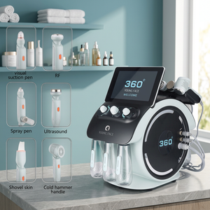 เครื่องทำความสะอาดผิวหน้าด้วย H2O2 กำจัดริ้วรอย ฉีดออกซิเจน เครื่องพ่นออกซิเจน เครื่องขัดผิวหน้า ทำความสะอาดผิวหน้าอย่างล้ำลึก เครื่องเสริมความงาม - Product Image 1