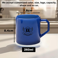 OEM ODM Hochwertige Borosilikat Umweltfreundliche 230ml 240ml 260ml 500ml Jade-Glasbecher für Milch Wasser Kaffee