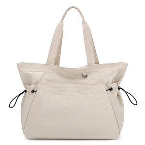 Fuliya <span class=keywords><strong>Sac</strong></span> fourre-tout de yoga imperméable à l'eau <span class=keywords><strong>Sac</strong></span> à <span class=keywords><strong>main</strong></span> léger <span class=keywords><strong>Sac</strong></span> à bandoulière en nylon Sacs fourre-tout de voyage décontractés <span class=keywords><strong>pour</strong></span> femmes Shopping - Product Image 1