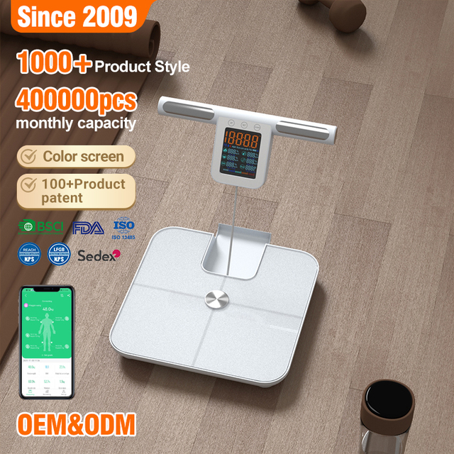 New Product Use High Precision Sensor Professional Measurement 180KG 8 Electrode Body Fat Scale