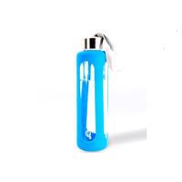 Produits les plus vendus Bouteille d'eau en verre dépoli avec manchon en néoprène personnalisé