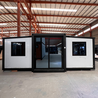 Maison mobile préfabriquée en acier léger de 30 pieds Mini maison en conteneur pliable et extensible pour 2 3 chambres à coucher pour entrepôt