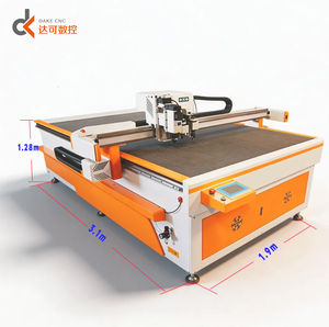 Cutter à lame vibrante CCD haute précision avec roue de rainurage pour carton, papier ondulé, mousse EVA, tissu <span class=keywords><strong>non</strong></span> tissé, feutre - Product Image 1
