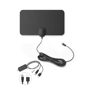 Amplificador de señal de interruptor inteligente, amplificador de señal amplificado HD Digital de largo alcance de 50 + millas, compatible con Mini antena de TV de interior 4K 1080P