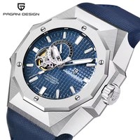 Reloj Mecánico de Lujo para Hombre PAGANI DESIGN YS010, Reloj de Pulsera Deportivo de Moda con Tourbillon Automático, Resistente al Agua 100M, Brazalete Hueco