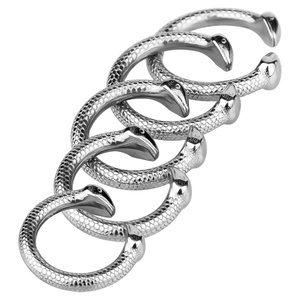 Anillo para el Pene de Metal para Retrasar la Eyaculación, Anillo para el Pene Dorado con Forma de Serpiente para Hombres - Product Image 3