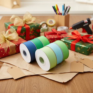 <span class=keywords><strong>Ruban</strong></span> en satin uni 100 % polyester, 38 mm, 100 yards par rouleau, pour cadeaux <span class=keywords><strong>de</strong></span> Noël <span class=keywords><strong>et</strong></span> <span class=keywords><strong>de</strong></span> la fête des mères, fournitures artisanales polyvalentes - Product Image 5