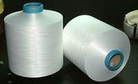 Hilo de poliéster DTY 75D/36F semibrillante, blanco crudo, para tela de ropa