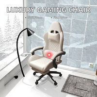 Chaise PC design moderne de luxe RVB Fauteuil Gamer Boss avec fonction de massage Homme Jeu sur ordinateur Mobilier de bureau et bureaux