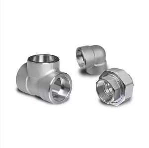 Raccords en acier forgé haute pression JINFENG, norme ASME B16.11, raccords lisses pour tuyaux, té, croisillon, buse, embout pour la protection incendie - Product Image 3