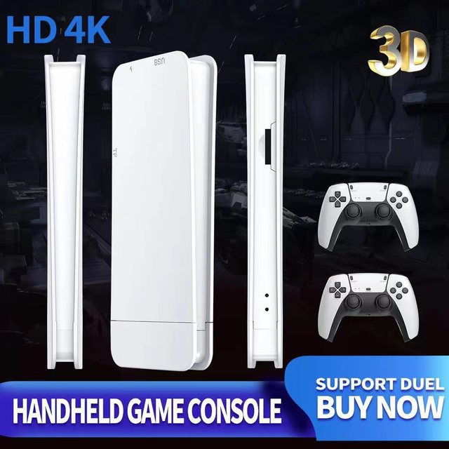 M15 20000+ Game Retro Classic Game Console Video Game Station Stick 20+ Emulator Support 4K HD Output Wired/Wireless BT