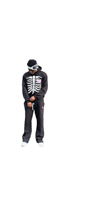 KY Homme Puff Print and Embroidery Luxury Hoodie and Sweatpants Heavy Cotton Sweatpants Man