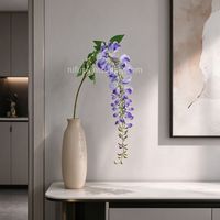115CM Batang Bunga Wisteria Buatan untuk Dekorasi Rumah