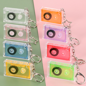 Portachiavi WEISHENG <span class=keywords><strong>a</strong></span> Forma di Mini <span class=keywords><strong>Cassetta</strong></span> Musicale Vintage, Ciondolo Personalizzato con Adesivo Colorato, Regalo Musicale Retrò, <span class=keywords><strong>Cassetta</strong></span> NFC - Product Image 2