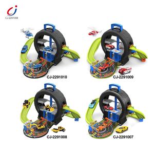 <span class=keywords><strong>Juguete</strong></span> de estacionamiento orbital Chengji, camión de aleación a escala 1:64, juego de <span class=keywords><strong>garaje</strong></span> de neumáticos de ingeniería, <span class=keywords><strong>juguete</strong></span> de ranura de estacionamiento ensamblado DIY - Product Image 5