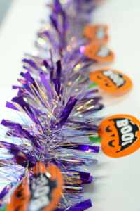 2m di plastica impermeabile di Halloween festa zucche luminose ghirlande di fiori appese luminose decorate uso interno scena della festa - Product Image 5
