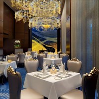 Lustre de restaurant de luxe ANNO, luminaire décoratif rond pour plafond avec pendentifs en cascade pour salle à manger d'hôtel