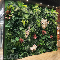 Panneaux de fleurs artificielles en buis vert, taille libre, personnalisés en usine, pour mur végétal