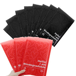 Enveloppes à bulles noires et roses 100 % biodégradables 4*7 6*9 pour expédition, sacs d'emballage rembourrés avec bulles, vente en gros - Product Image 4