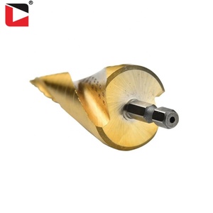 ชุดดอกสว่านเจาะแบบขั้นบันไดเคลือบไทเทเนียม HSS 4 ชิ้น - Product Image 4