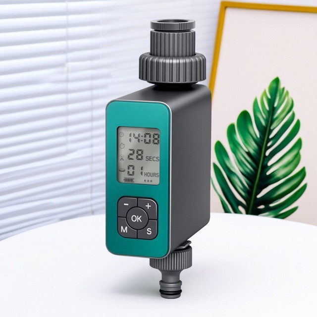 Smart Digital Battery-Powered Automatic Garden Water Timer with Eco-Friendly Design Remote Control Drip Irrigation Compatibility