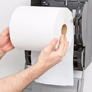 Giá rẻ nhất giá khăn giấy cao absorbency tùy chỉnh Trinh bột giấy 20 ''jumbo cuộn đa mục đích tay khăn giấy cuộn - Product Image 5