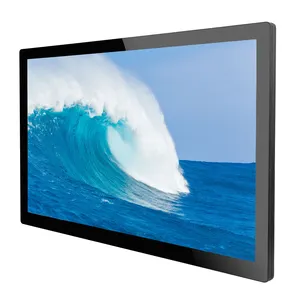 야외 방수 4K 벽걸이 형 TFT IP65 LCD 디스플레이 터치 스크린 모니터 15.6 "18.5" 21.5 "23.6" 27 "32"
